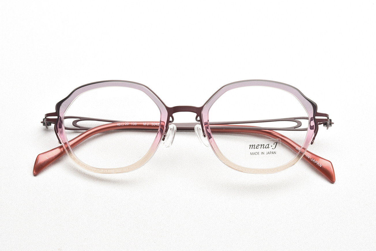 ＭＥＮＡ.J  度無しレンズ入れ替え済み mena.J | 【公式】福井・鯖江めがね 総合案内サイト JAPAN GLASSES FACTORY